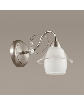 3685/1W COMFI LN18 083 матовый никель/стекло Бра E14 40W 220V BRITTANY-foto3