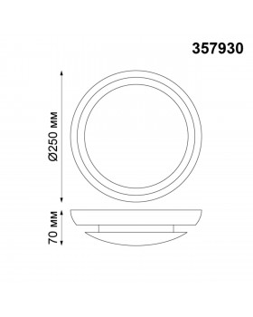 357930 OVER NT19 133 белый Накладной светильник IP20 LED 3000К 4W 220V CAIL-foto2