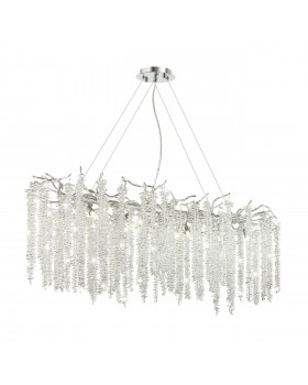 5004/12 HALL ODL23 484 серебристый/прозрачный металл/хрусталь Люстра G9 12*40W BANCHE-foto4