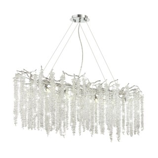 5004/12 HALL ODL23 484 серебристый/прозрачный металл/хрусталь Люстра G9 12*40W BANCHE-foto4