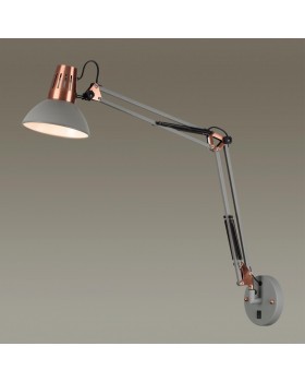 3317/1W MODERN ODL17 530 серый, медный Бра-трансформер с выключателем E27 60W 220V KAPAL-foto3