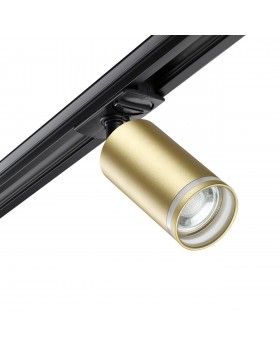 370878 PORT NT22 068 матовое золото Светильник трековый однофазный двухжильный IP20 GU10 9W 220V ULAR-foto4