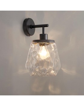 4996/1W MODERN ODL23 303 черный/прозрачный/металл/стекло Бра E27 1*40W CAPRA-foto3
