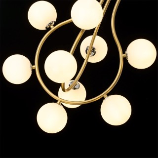 5621/9 MODERNI LN23 064 матовое золото Подвесной светильник G9 9*7W LED 220V COLLAR-foto2