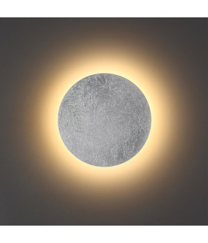 3562/6WL HIGHTECH ODL18 193 серебр.фольг-ние Настен.светильник IP20 LED 3000K 6W 336Лм 220V LUNARIO-foto4