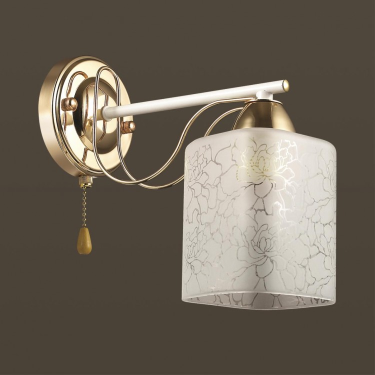 3508/1W COMFI LN18 217 белый, золотая патина Бра E27 60W 220V OPICUS
