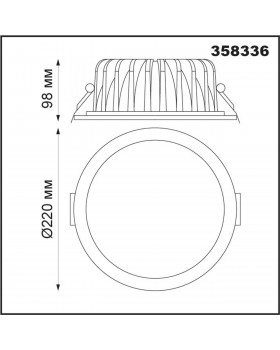 358336 SPOT NT19 114 белый/серебро Встраиваемый диммир.св-к с пультом ДУ IP20 LED 2700~5000К GESTION-foto2