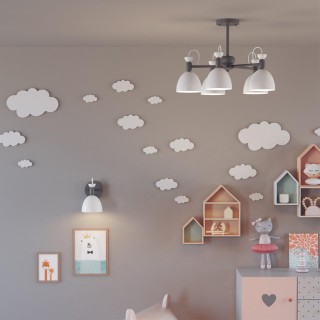 3687/5C MODERNI LN18 104 серый Люстра на штанге E27 5*40W 220V FIONA-foto3