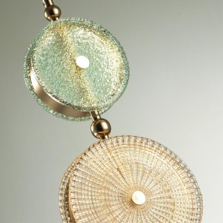 5412/13LC L-VISION ODL_EX23 8 золотой/зеленый/желтый металл/стекло Подвес LED 13W 4000K CARAMELLA-foto6