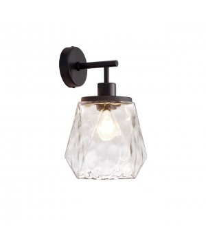 4996/1W MODERN ODL23 303 черный/прозрачный/металл/стекло Бра E27 1*40W CAPRA-foto4