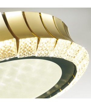 4994/75L L-VISION ODL23 373 золотой/черный/металл/акрил Люстра потолочная LED 75W 3000K ASTURO-foto5