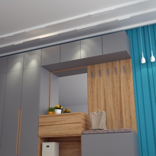 358544 SHINO NT21 048 белый Трековый светильник для низковольного шинопровода IP20 LED 4000K 24W 48V FLUM-foto3