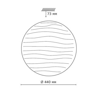 2040/DL PALE SN 091 Светильник пластик/белый LED 48Вт 3000-6000K D440 IP43 пульт ДУ WAVE-foto2