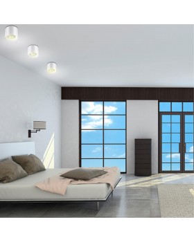 357958 OVER NT19 206 белый Накладной светильник IP20 LED 4000К 30W 200-260V RECTE-foto3