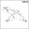 135118 OVER NT20 176 белый Светильник без драйвера для арт 358161 IP20 LED 4000K 6W 220-240V ITER