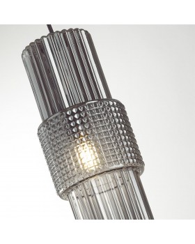 5016/1 MODERN ODL23 335 черный/дымчатый металл/стекло Подвес E14 1*40W PIMPA-foto5