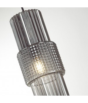 5016/1 MODERN ODL23 335 черный/дымчатый металл/стекло Подвес E14 1*40W PIMPA-foto5