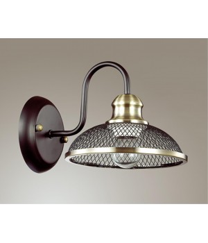 3472/1W COUNTY LN17 197 кофе, бронза Бра E27 40W 220V ZEROME-foto3