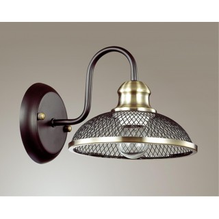 3472/1W COUNTY LN17 197 кофе, бронза Бра E27 40W 220V ZEROME-foto3