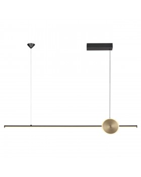 6601/30L HIGHTECH ODL23 127 черный/античная бронза/металл Подвесной св-к IP20 LED 30W 1800Лм 3000K STILO-foto5