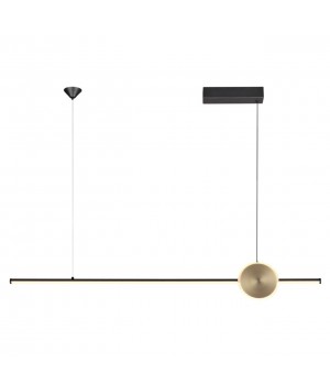 6601/30L HIGHTECH ODL23 127 черный/античная бронза/металл Подвесной св-к IP20 LED 30W 1800Лм 3000K STILO-foto5