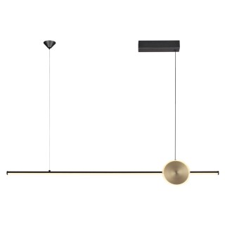 6601/30L HIGHTECH ODL23 127 черный/античная бронза/металл Подвесной св-к IP20 LED 30W 1800Лм 3000K STILO-foto5