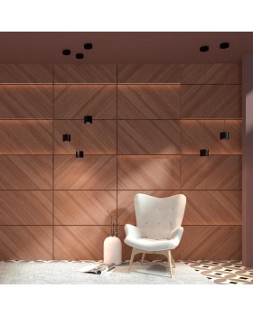 358794 OVER NT21 185 черный Светильник накладной светодиодный, длина провода 2м IP20 LED 15W 4000K 1600Лм 110-265V BIND-foto3