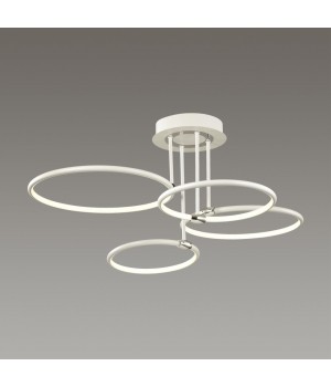 5282/96CL LEDIO LN23 044 белый, хром Люстра потолочная LED 96W 3000-6000K с пультом ДУ 4546Лм 220V URSULA-foto3