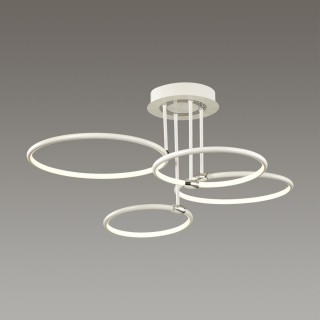 5282/96CL LEDIO LN23 044 белый, хром Люстра потолочная LED 96W 3000-6000K с пультом ДУ 4546Лм 220V URSULA-foto3