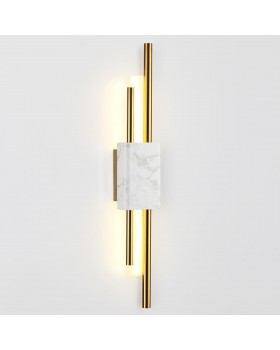 4359/10WL MIDCENT ODL23 175 белый мрамор/золотистый металл Настенный светильник IP20 LED 10W 655Лм 3000K MARMI-foto4