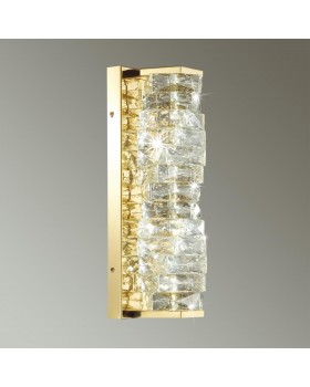4999/10WL HALL ODL23 433 золотой/прозрачный/металл/хрусталь Бра LED 10W 4000K STRAZA-foto3