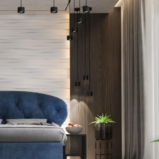 358656 OVER NT21 189 черный Светильник накладной светодиодный, провод 2м IP20 LED 4000К 12W 220V PATERA-foto3