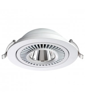 358817 SPOT NT21 252 белый Светильник встраиваемый светодиодный IP20 LED 18W 1600Лм 4000K 220V GESSO-foto5