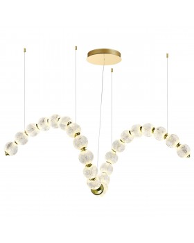 5008/92L L-VISION ODL23 413 золотой/прозрачный/металл/акрил Люстра LED 92W 4000K 4600Лм CRYSTAL-foto4