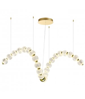 5008/92L L-VISION ODL23 413 золотой/прозрачный/металл/акрил Люстра LED 92W 4000K 4600Лм CRYSTAL-foto4