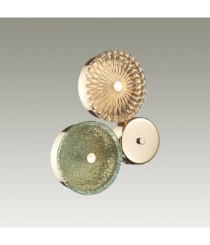 5412/14WL L-VISION ODL_EX23 9 золотой/желтый/зеленый металл/стекло Бра LED 14W 4000K CARAMELLA-foto3