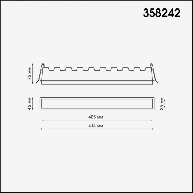 358242 SPOT NT19 263 белый Встраиваемый светильник IP20 LED 30W 85-265V HIELO