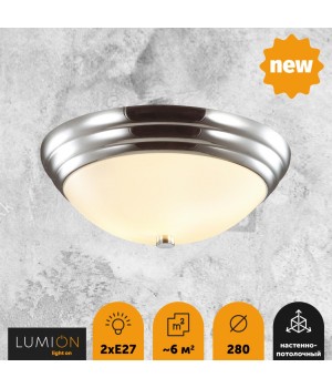 5261/2C VINTAGE LN23 225 хром Настенно-потолочный светильник E27 2*60W 220V KAYLA-foto4
