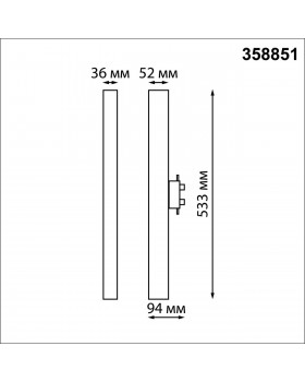 358851 PORT NT22 076 черный Светильник трековый однофазный трехжильный IP20 LED 4000K 30W 220V ITER-foto2