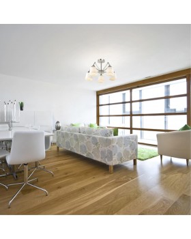 3449/5C MODERNI LN17 089 хром, белый Люстра потолочная E14 5*60W 220V HADRINNA-foto3