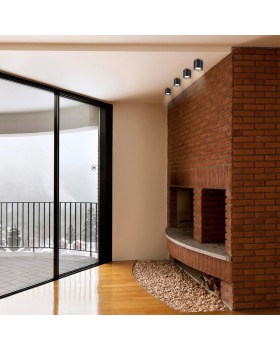 358473 OVER NT21 207 черный Светильник накладной IP20 LED 4000K 10W 200-260V RECTE-foto3