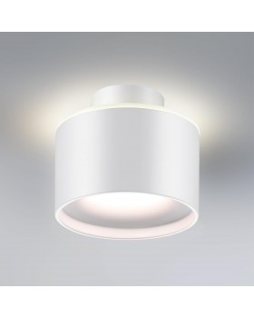 358970 OVER NT22 161 белый Светильник накладной с переключ. цв. температуры IP20 LED 3000К\4000К\6000К 12W вниз + 3W вверх 110-265V GIRO-foto4