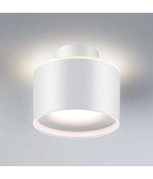 358970 OVER NT22 161 белый Светильник накладной с переключ. цв. температуры IP20 LED 3000К\4000К\6000К 12W вниз + 3W вверх 110-265V GIRO-foto4