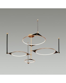 4995/150L L-VISION ODL23 377 матов.золотой/черный/металл/акрил Люстра LED 150W 3000K VIKEMA-foto3