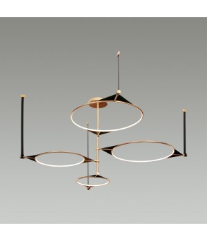 4995/150L L-VISION ODL23 377 матов.золотой/черный/металл/акрил Люстра LED 150W 3000K VIKEMA-foto3