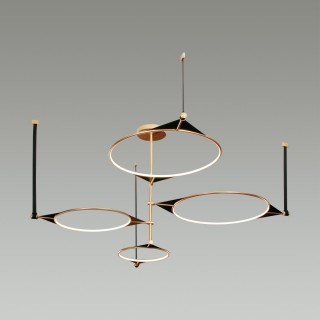 4995/150L L-VISION ODL23 377 матов.золотой/черный/металл/акрил Люстра LED 150W 3000K VIKEMA-foto3