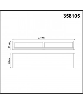 358105 OVER NT19 143 черный Светильник Волвошер IP20 LED 4000K 10W 24V RATIO-foto2
