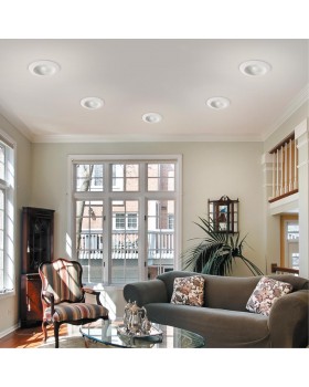 357503 SPOT NT18 275 белый/золото Встраиваемый светильник IP20 LED 3000K 9W 85-265V GESSO-foto3