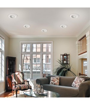 357503 SPOT NT18 275 белый/золото Встраиваемый светильник IP20 LED 3000K 9W 85-265V GESSO-foto3