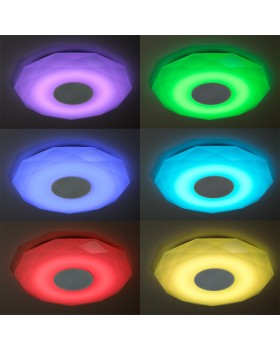 4628/DL VASTA LED SN 045 св-к ROLA muzcolor пластик LED 50Вт 3000-6500К D510 IP20 пульт ДУ/динамик-foto3